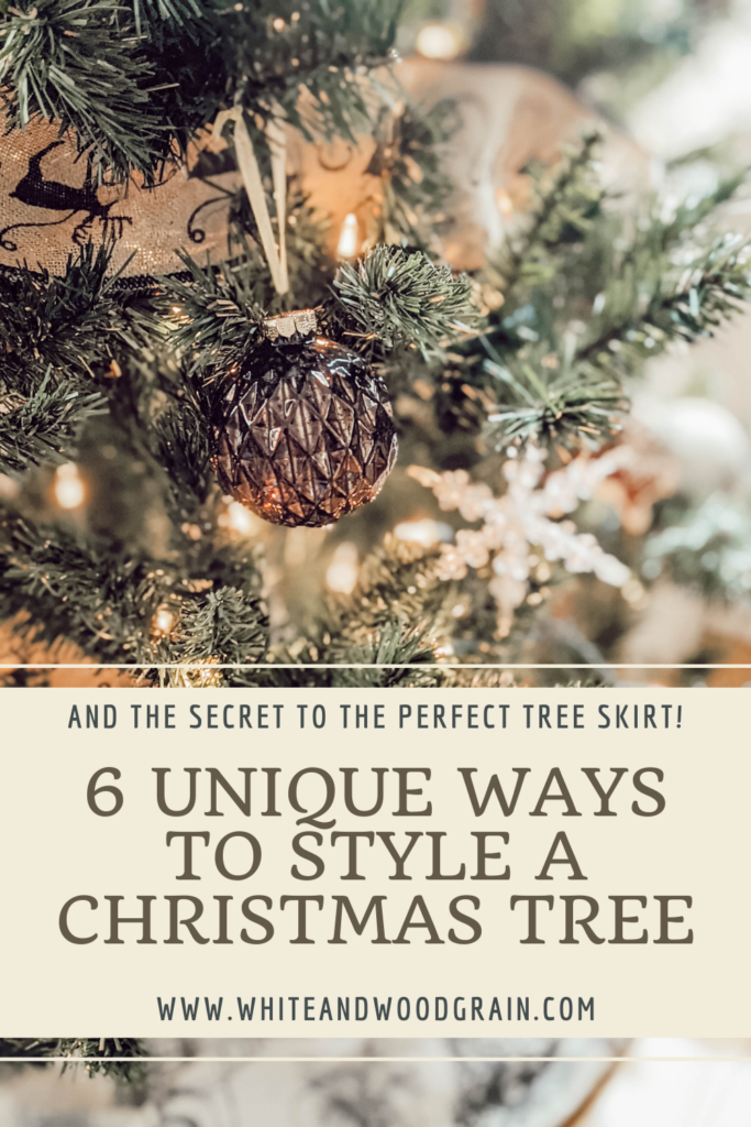 6 unique ways to style a Christmas tree and the secrets to the perfect tree skirt