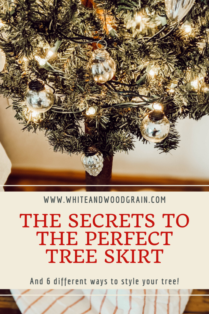 secrets to the perfect tree skirt and how to style them