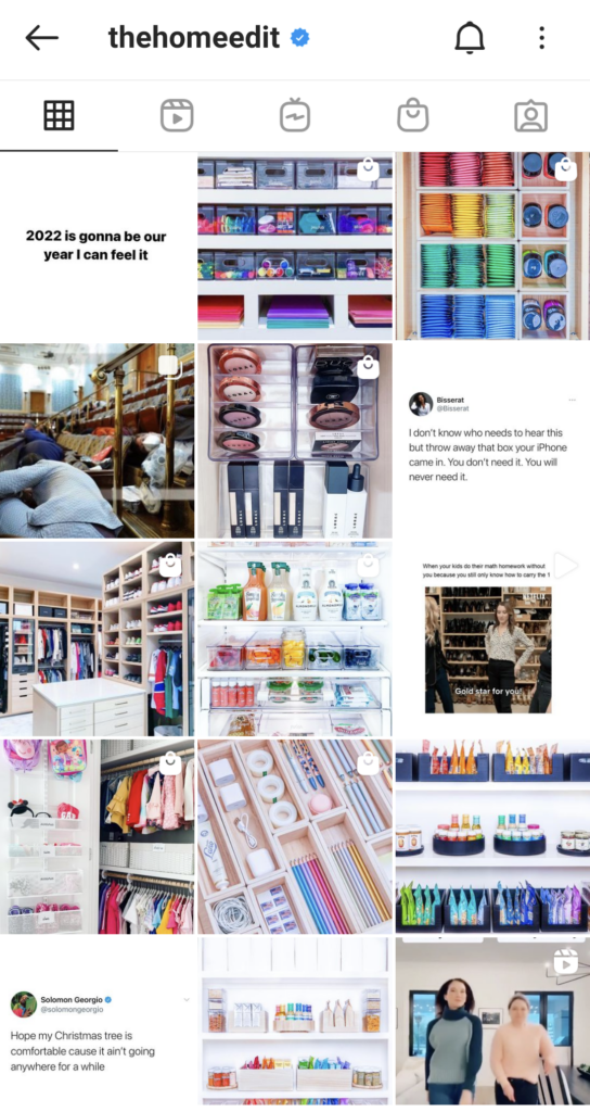 The Home Edit's Instagram feed is full of organization inspo