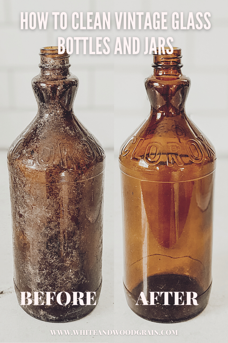 How To Clean Vintage Glass Jars & Bottles