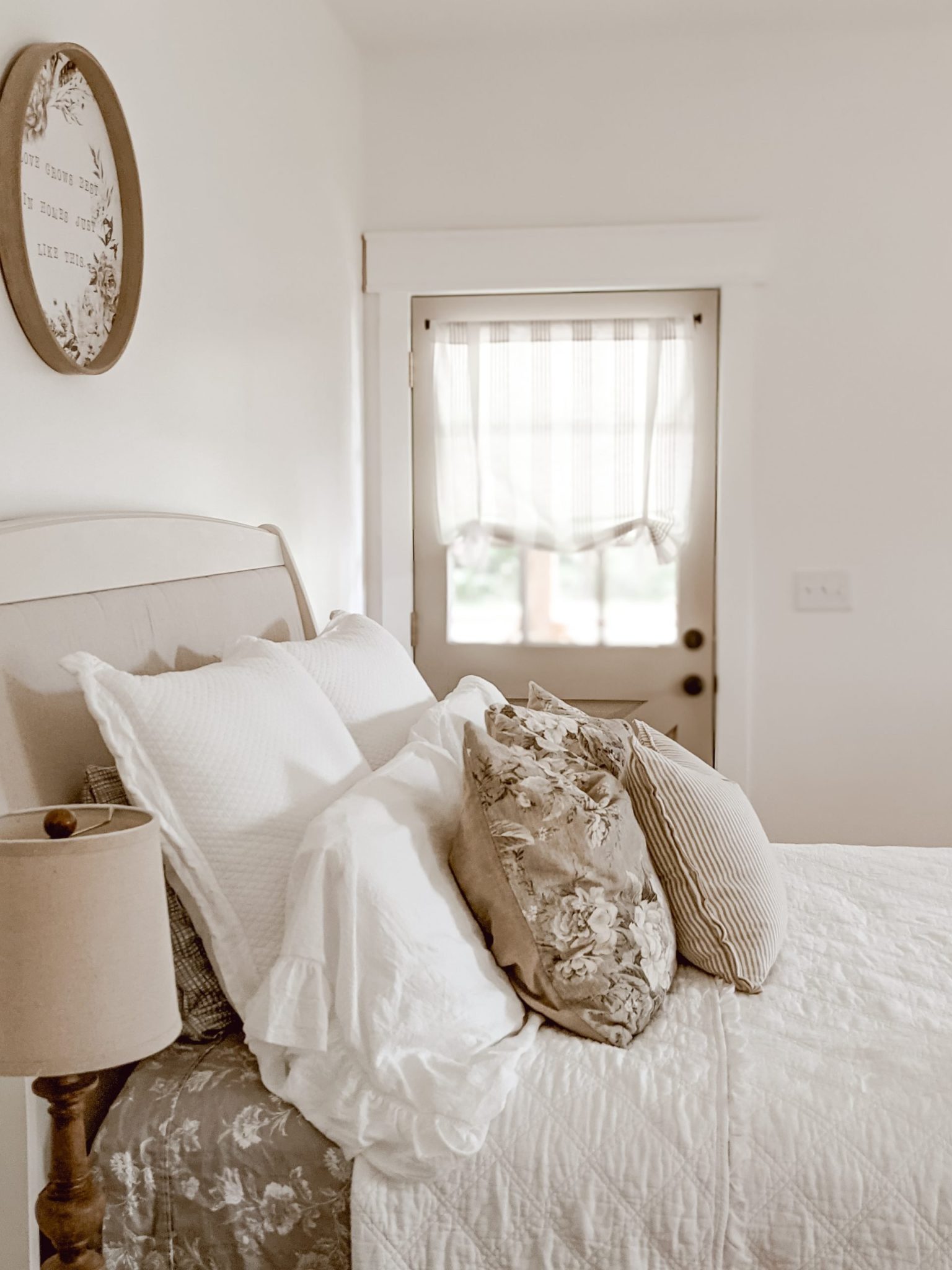 Master Bedroom Update – Our White Cottage Farmhouse Color Palette