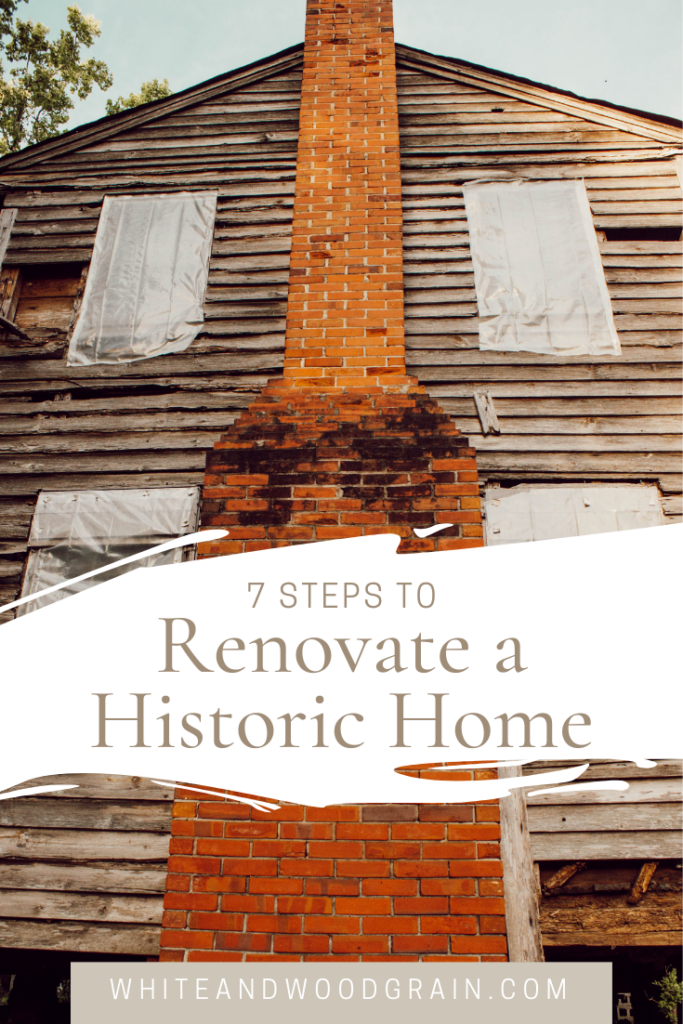 how to renovate a historic home