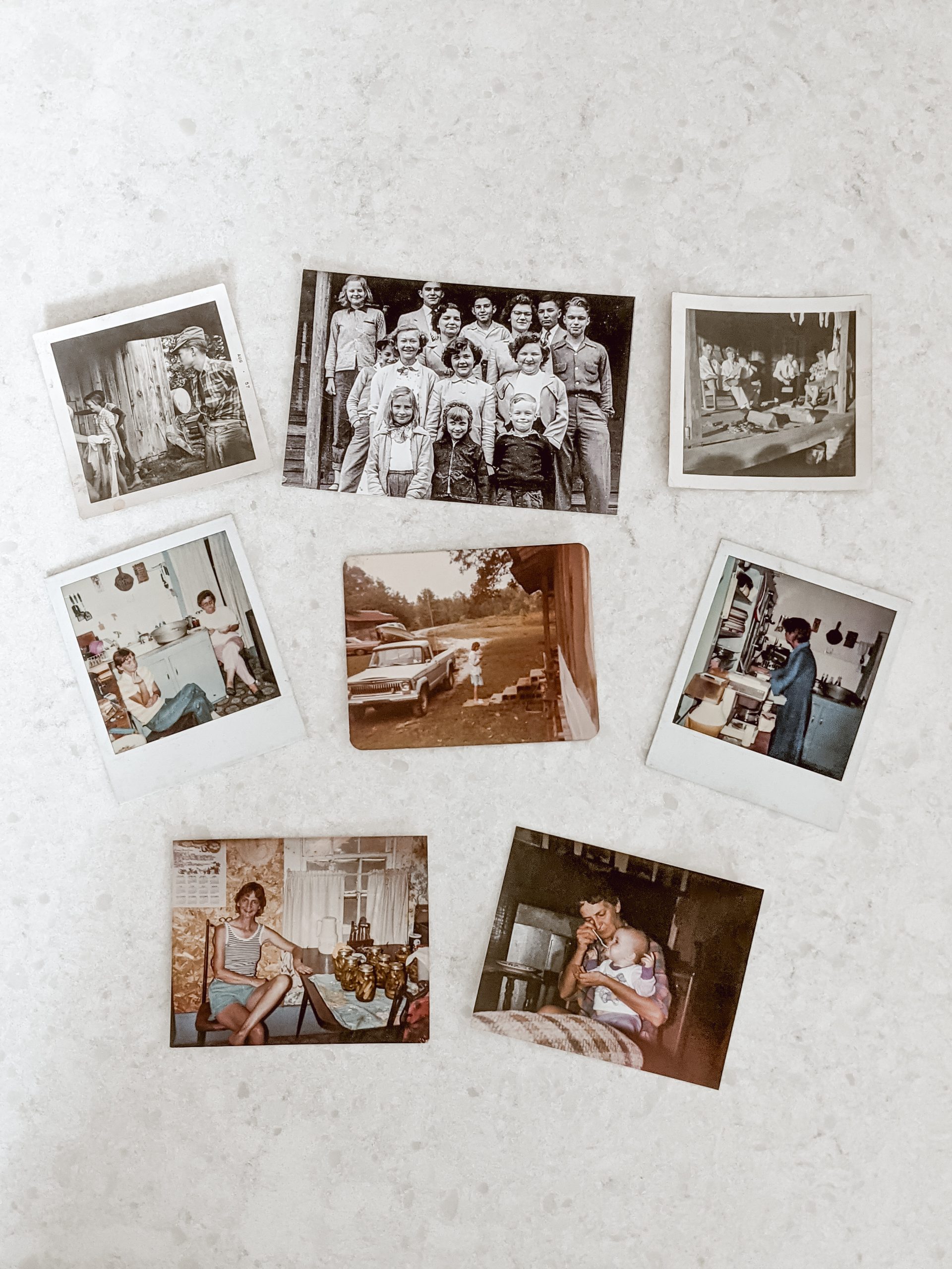 family photos from White and Woodgrain's Old House Love Letters series