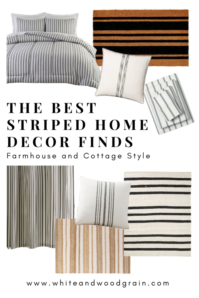 best striped home decor finds