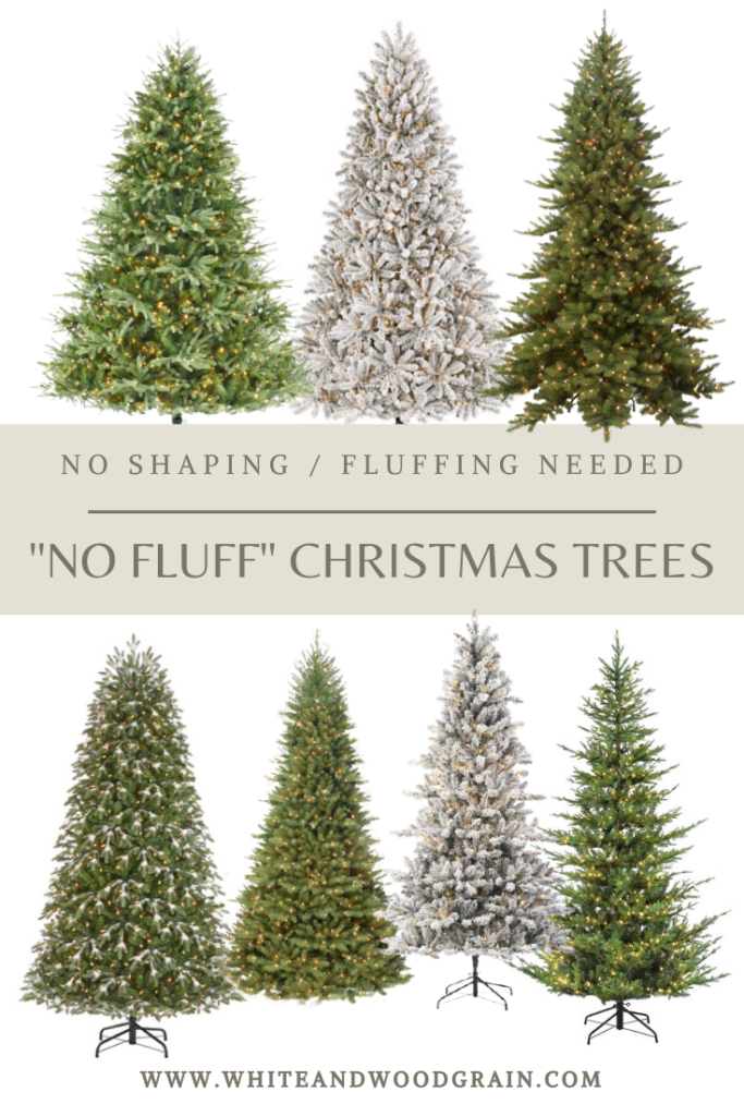 no fluff no shape christmas trees