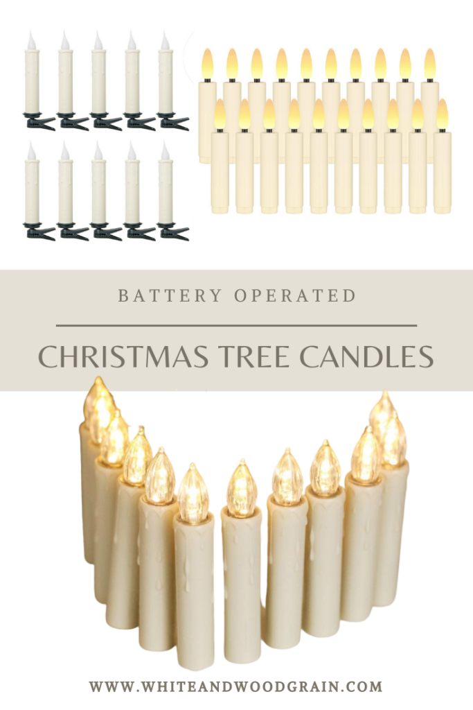 battery operated Christmas tree candles