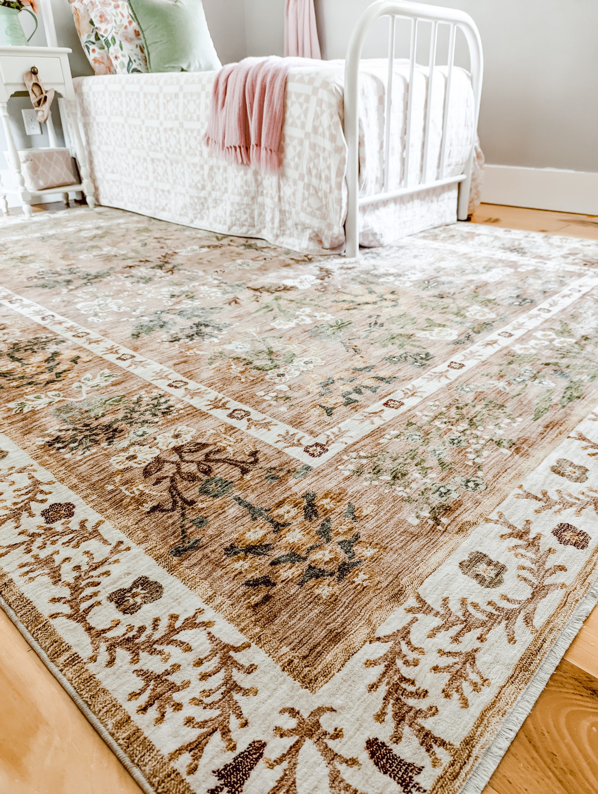 Kismet Arabesque Camel Power-Loomed Rug from Rifle Paper Co