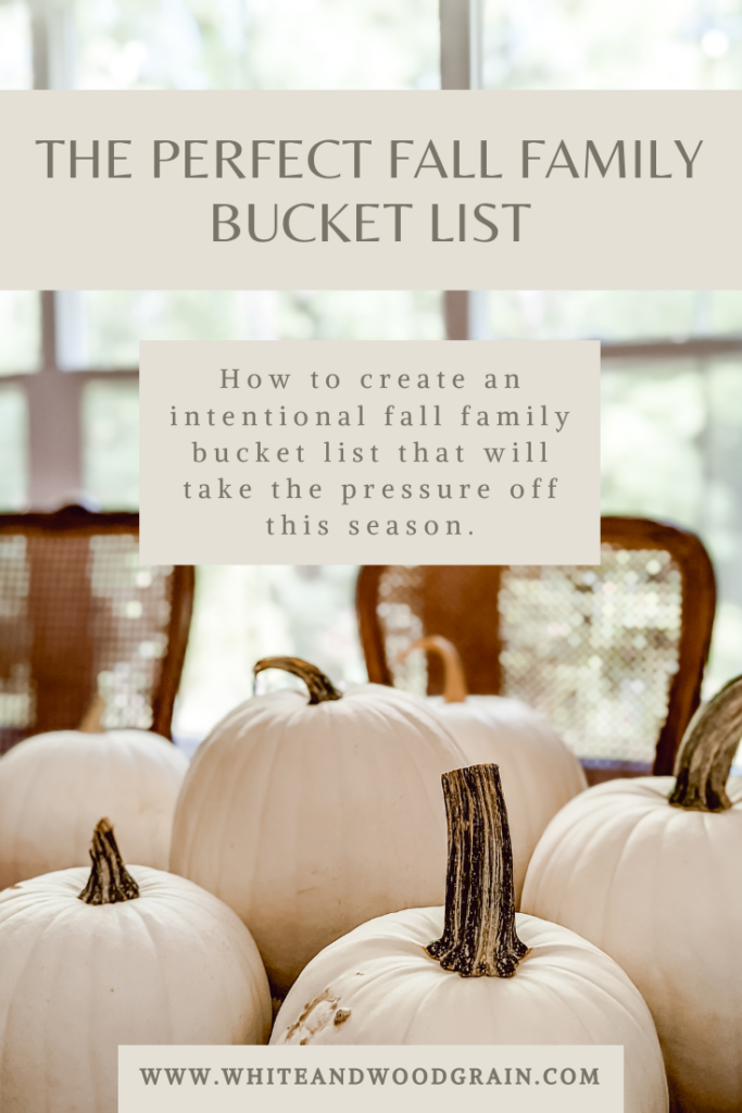 the perfect fall & autumn bucket list for busy families 