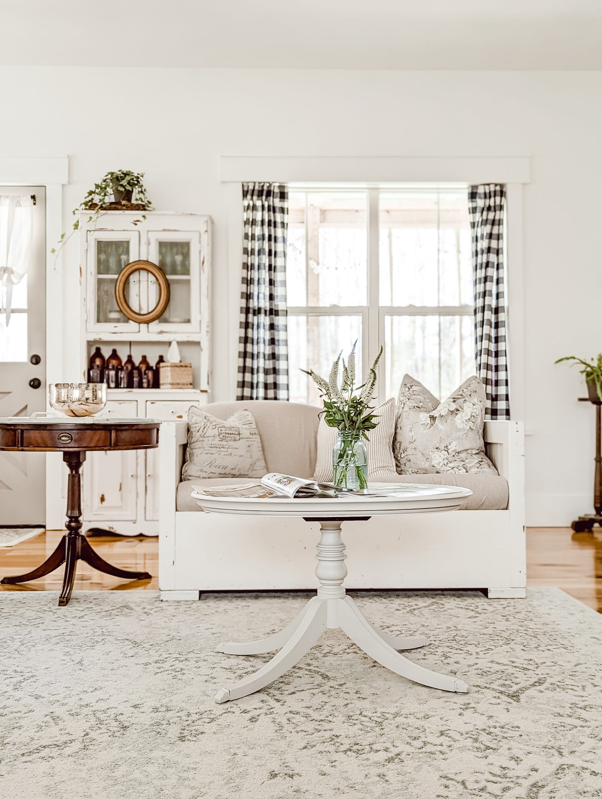 How to Update Vintage "This End Up" Pine Cargo Furniture White and