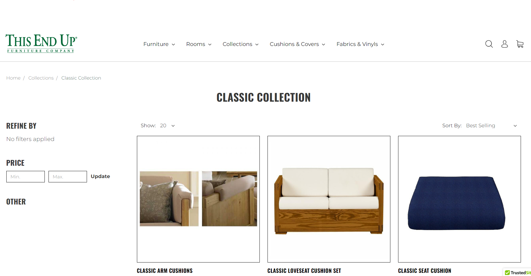 How to Update Vintage "This End Up" Pine Cargo Furniture White and